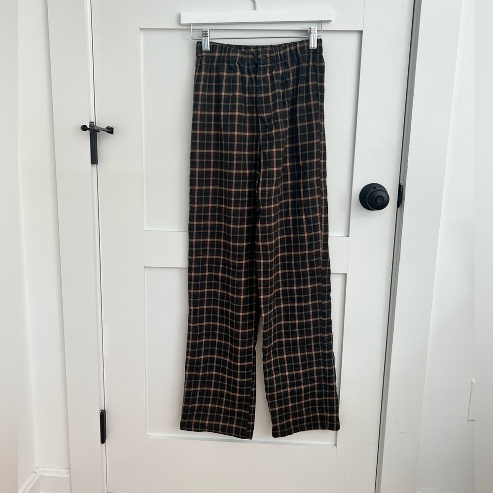 Brandy flannel pants
